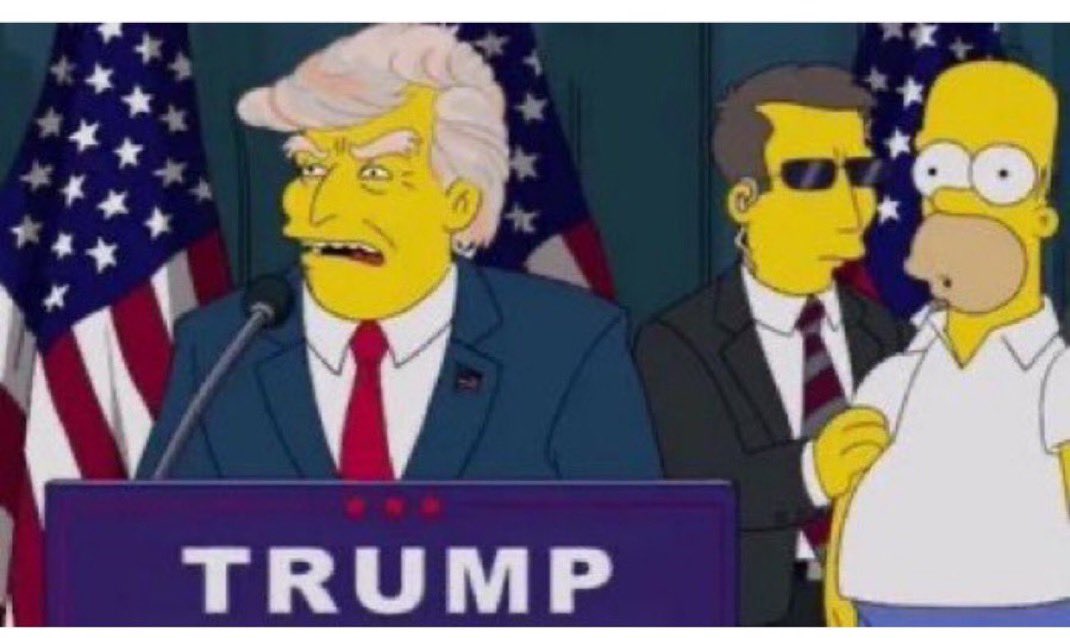 OzoktemSerap's tweet photo. Yine mi bildi 🙄 #Trump  #Simpsons #Simpsonslar https://t.co/PrAmDSYzRg