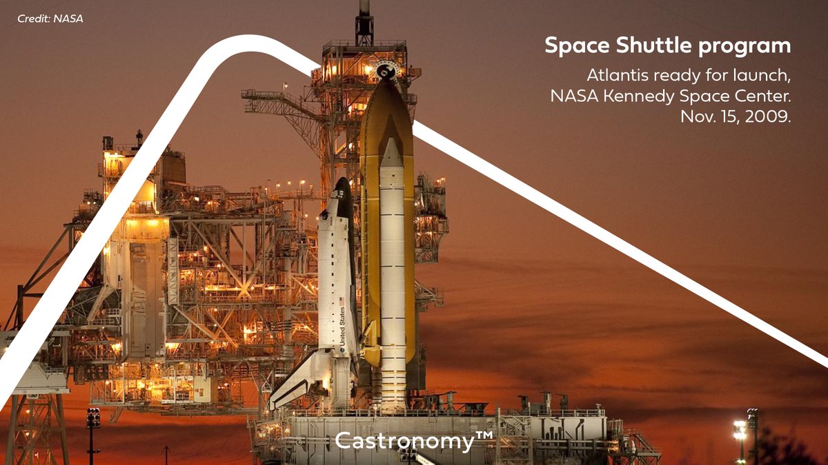 Castrol's tweet photo. Our space-grade lubricants have been used throughout the Shuttle program that ran from 12 April 1981 - 31 August 2011. NASA’s space shuttle fleet flew 135 missions, helped construct the International Space Station and inspired generations. https://t.co/zxHTCDVpNF #Castronomy https://t.co/XDfDd1Ngwm