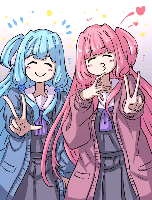 顔文字双子姉妹#琴葉姉妹  #琴葉葵 #琴葉茜 