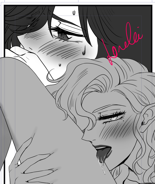 LORELEILilyPrin's tweet photo. Elf x Vampire 👩❤️💋👩
When a vampire has become Lady Elf's supper. 🫦
#MyOC #originalcharacters #elf #vampire #GL #girllove #originalcomic #yuri #百合 #GLcomic #創作百合 #WIP https://t.co/1IamRP9L2g