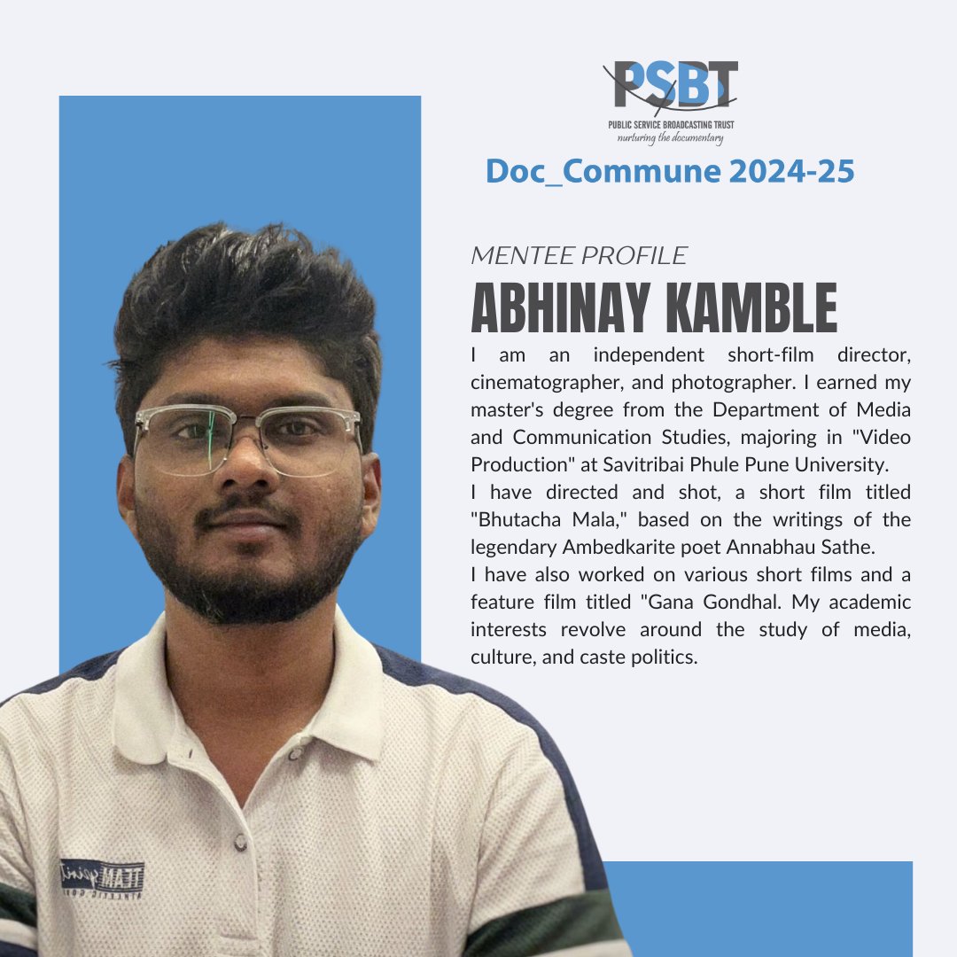 PSBTINDIA's tweet photo. Meet the sixth set of mentees from the 3rd edition of Doc_Commune (2024-25)! (3/3) https://t.co/CsxkiVQJ0S
