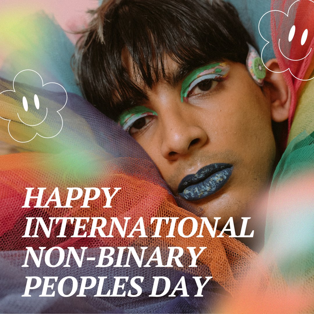 Happy International Non-Binary People's Day! Today, we celebrate gender diversity and honor the strength and uniqueness of non-binary individuals worldwide. 🌍💜 #NonBinaryDay #GenderDiversity #CelebrateInclusion"