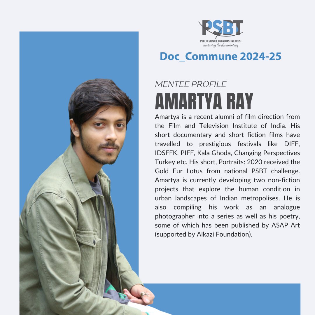 PSBTINDIA's tweet photo. Meet the sixth set of mentees from the 3rd edition of Doc_Commune (2024-25)! (2/3) https://t.co/1q95j76k68