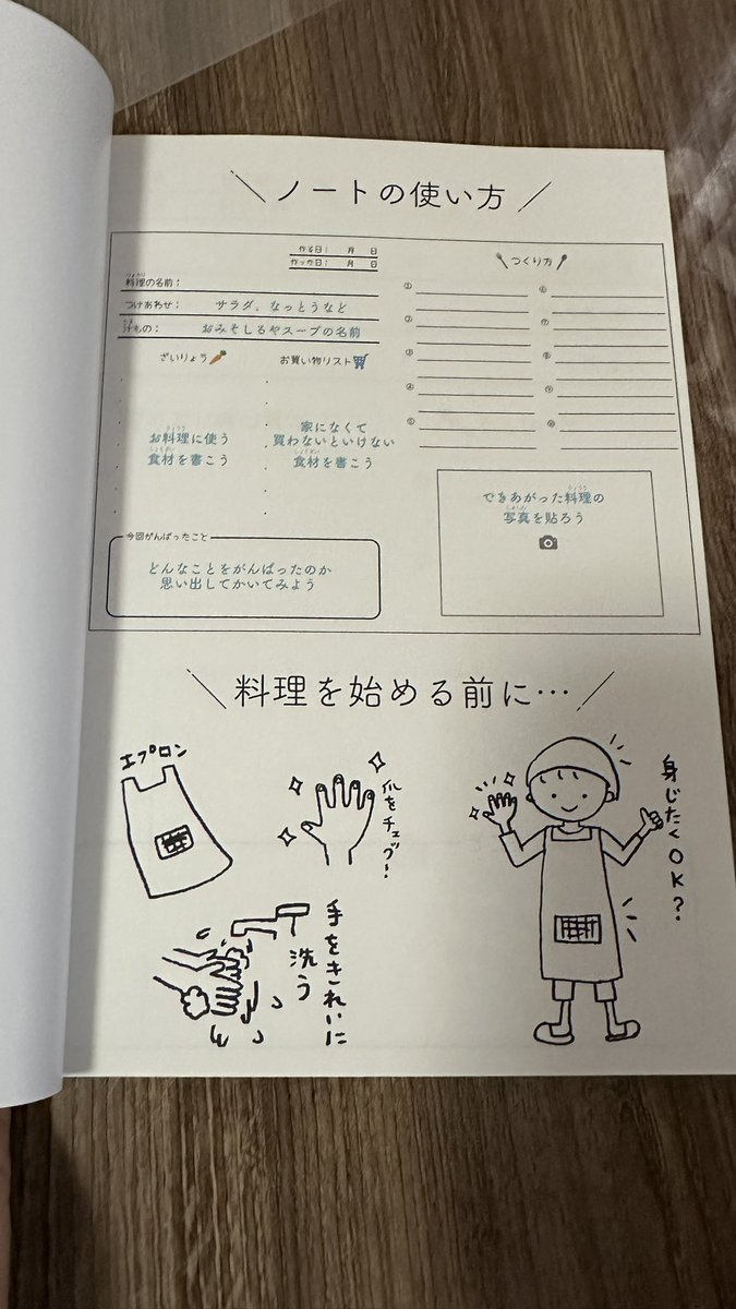 osm__1007's tweet photo. 息子が最近お料理にハマったのでレシピノート自作。表紙のドラえもんは息子に書いてもらってスキャン後Photoshopで切抜き。とじしろがうまくいかなかったから次は気をつける。夏休みだしこのノートがいっぱいになるぐらい作ってほしいな🍴
#レシピノート #自作 #Illustrator #Photoshop #小学生男子 https://t.co/zC4ls3lrmq