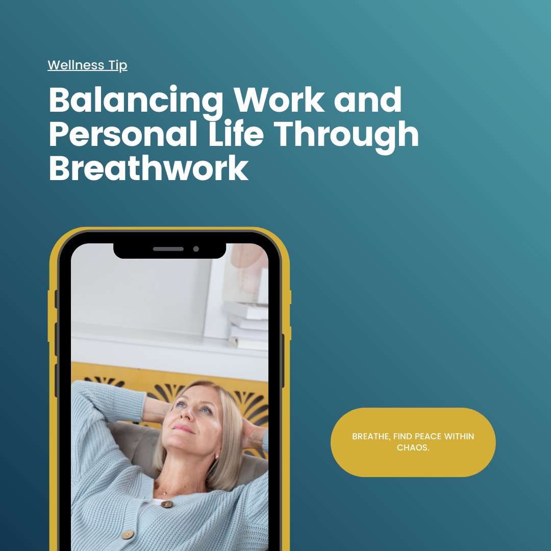 KimProofreader's tweet image. 🌿 Wellness Tip: Balancing Work and Personal Life Through Breathwork 🌬️

It&apos;s tough to find a balance between work and personal life these days. Breathwork is an easy and effective way to handle stress and stay healthy. 

🌟Get in touch: bit.ly/3RB4oWH

#WellnessTip