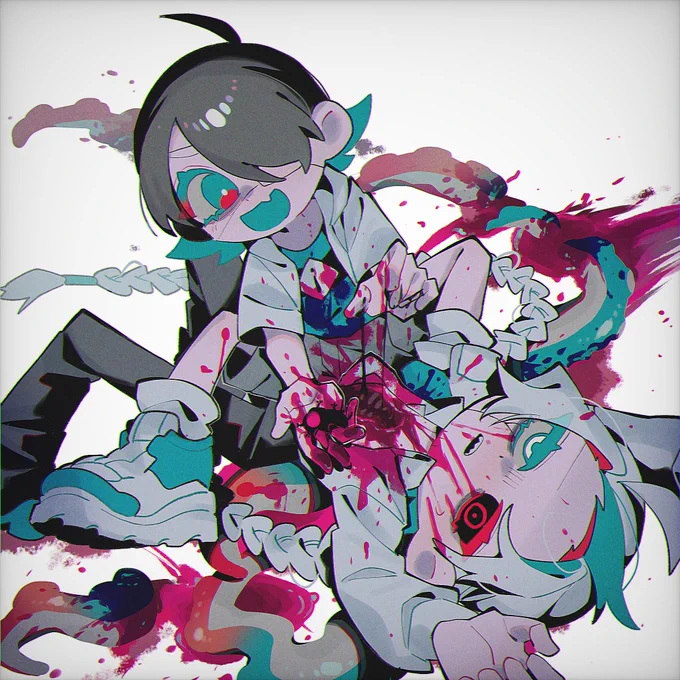 #迷えるイノシュ親子 