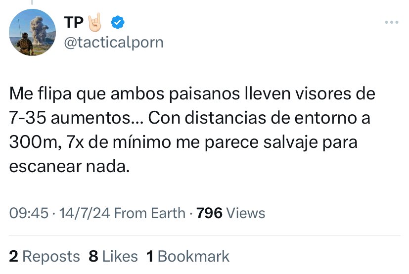 DragonLadyU2's tweet photo. Realmente parece lo que comenta @tacticalporn, el tirador del servicio secreto parece ver al tarado en cuanto quita el ojo del visor (que aparentemente tenía bastantes aumentos, efecto túnel). https://t.co/voGe0VVtUW