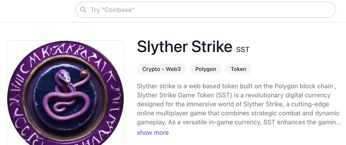 Slytherstrike's tweet photo. Drop your wallet address of polygon for the phase 2 of airdrop of the sst tokens , phase 1 has been ended be soon to claim the phase 2 tokens
#airdrop #freemoney #polygon #matic #trading #metamask #phatom #giveaway #ssttokens #polygonblockchain #slyther #strike https://t.co/OSgju2G1dT