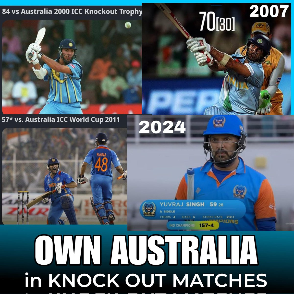 MayurMa27622672's tweet photo. Yuvraj Singh 

#ShubmanGill #IndvsPakWCL2024 https://t.co/vcHlRujGcO