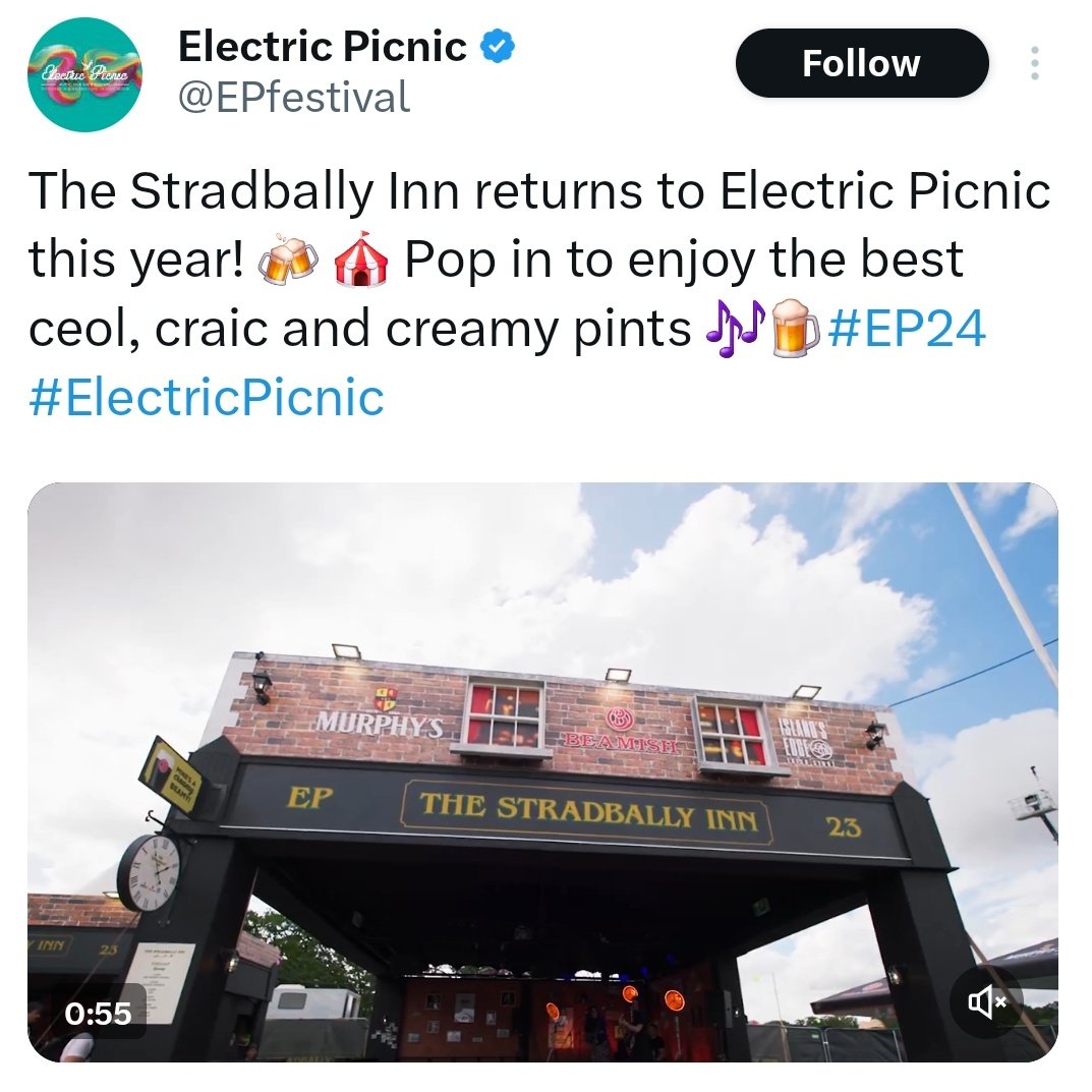 Ballykilcavan's tweet photo. Your gentle reminder that none of the beers in the "Stradbally Inn" at @EPfestival are brewed in Stradbally, and all are 100% owned by the world's second largest brewing company, headquartered in Amsterdam.

#Ballykilcavan #Laois #IndependentBeer https://t.co/TIGSJFBw20