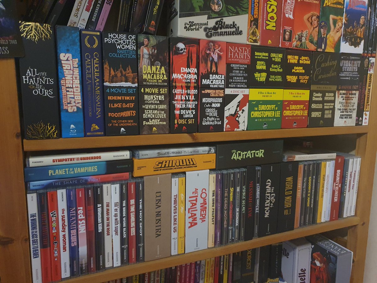 Dedingsda's tweet photo. Hey @FilmsRadiance I have a little problem here, I'm running out of space, could you please stop giving us all those fantastic releases? https://t.co/VzAyIxMocA