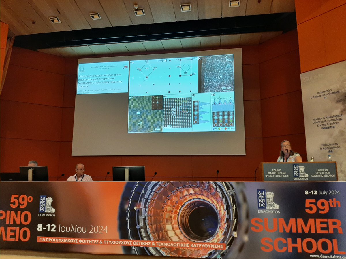 NanoscopyGR's tweet photo. Day 1 of our satellite event during the @NCSR_Demokritos 59th Summer School with lectures by Ph. Komninou, A. Gunnæs, and D. Kepaptsoglou in front of an audience of bright young minds!
#nanoscience #electronmicroscopy #eeaGrantsCommunity #workingtogether #EEAGrantsGR https://t.co/hgoMJMW8dR