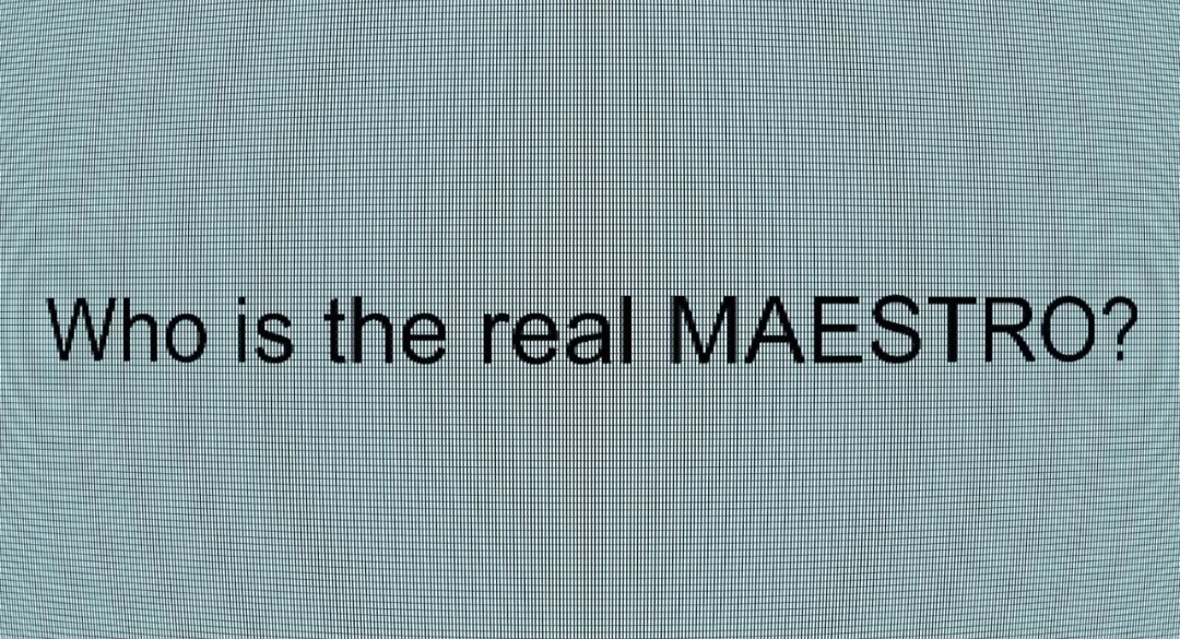 Who is the real MAESTRO?
이 질문은 AI가 만연한 현 시대에도 10년 간 이어진 우리의 고유 아이덴티티를 잃지 않고 어떻게 잘 지키며 계속 가져갈 수 있을 것인가? 란 멤버들의 고민이 담긴 물음이었습니다.

베스트 앨범 기자 간담회, 마에스트로 뮤비 티저 및 뮤비 스토리, 곡 가사에도 충분히 그