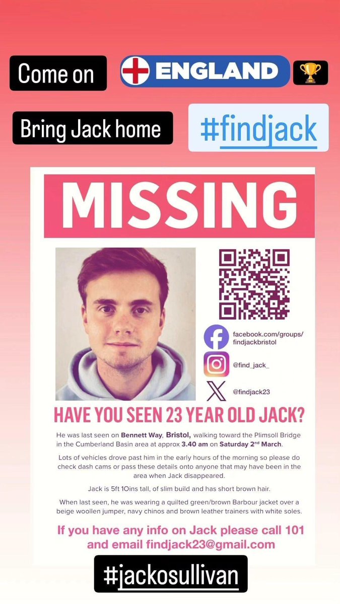 findjack23's tweet photo. Jack loves football! ⚽️ 🏴󠁧󠁢󠁥󠁮󠁧󠁿
If you’re going to the pub to watch the team tonight please print off a poster and/or a few flyers to share (with permission of the venue obvs)

#findjack
#footballiscominghome #Bellingham #saka #englandgame #EURO2024 #EnglandEuro2024 #football https://t.co/VJ9gU0oGnB