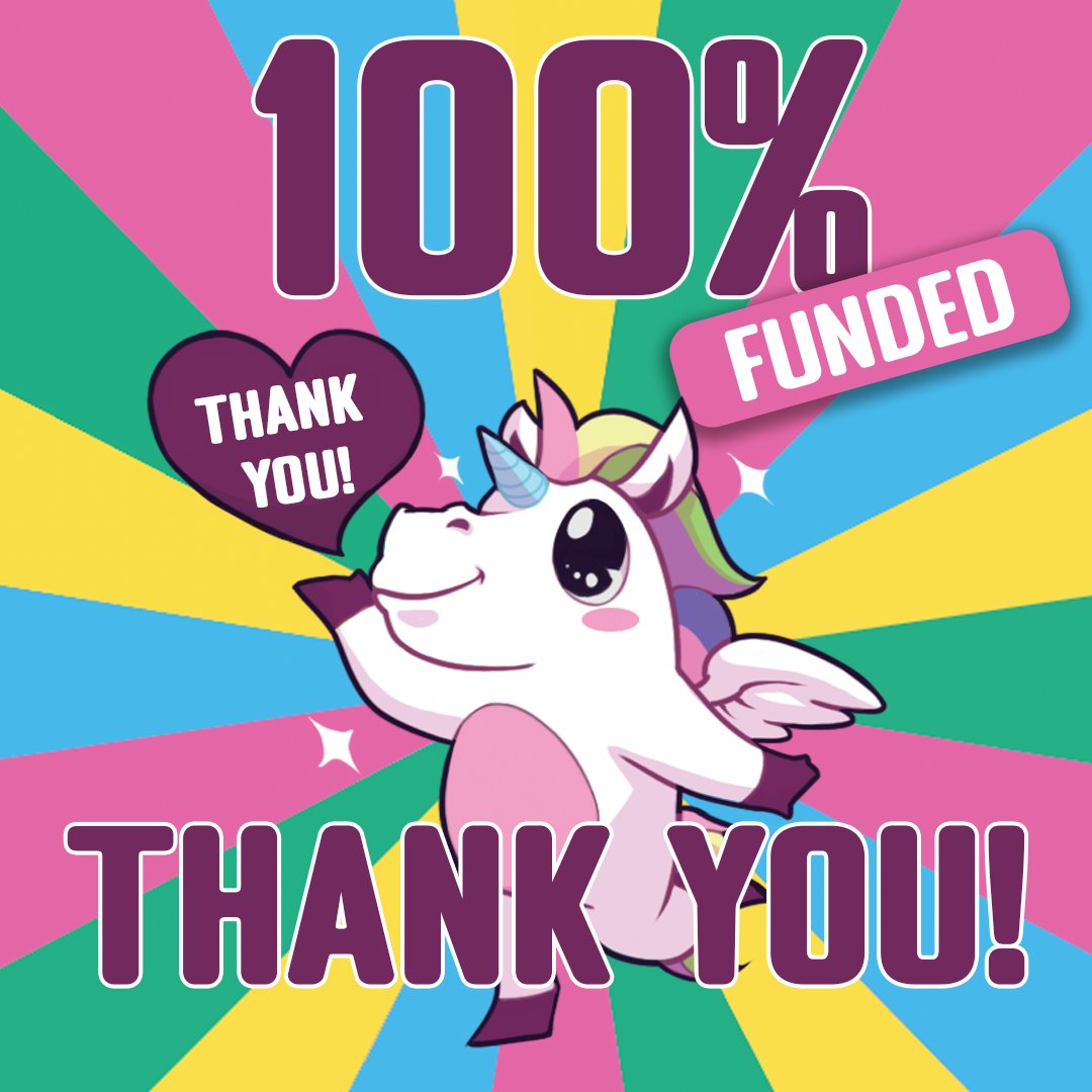 SmakCardGame's tweet photo. We got 100% funded and have unlocked our first stretch goal. Very excited that SMÄK! will get made!
#projectwelove #smak #smakgame #unicorns #kickstarter #cardgame #gamenight https://t.co/pqR3Fv94AZ