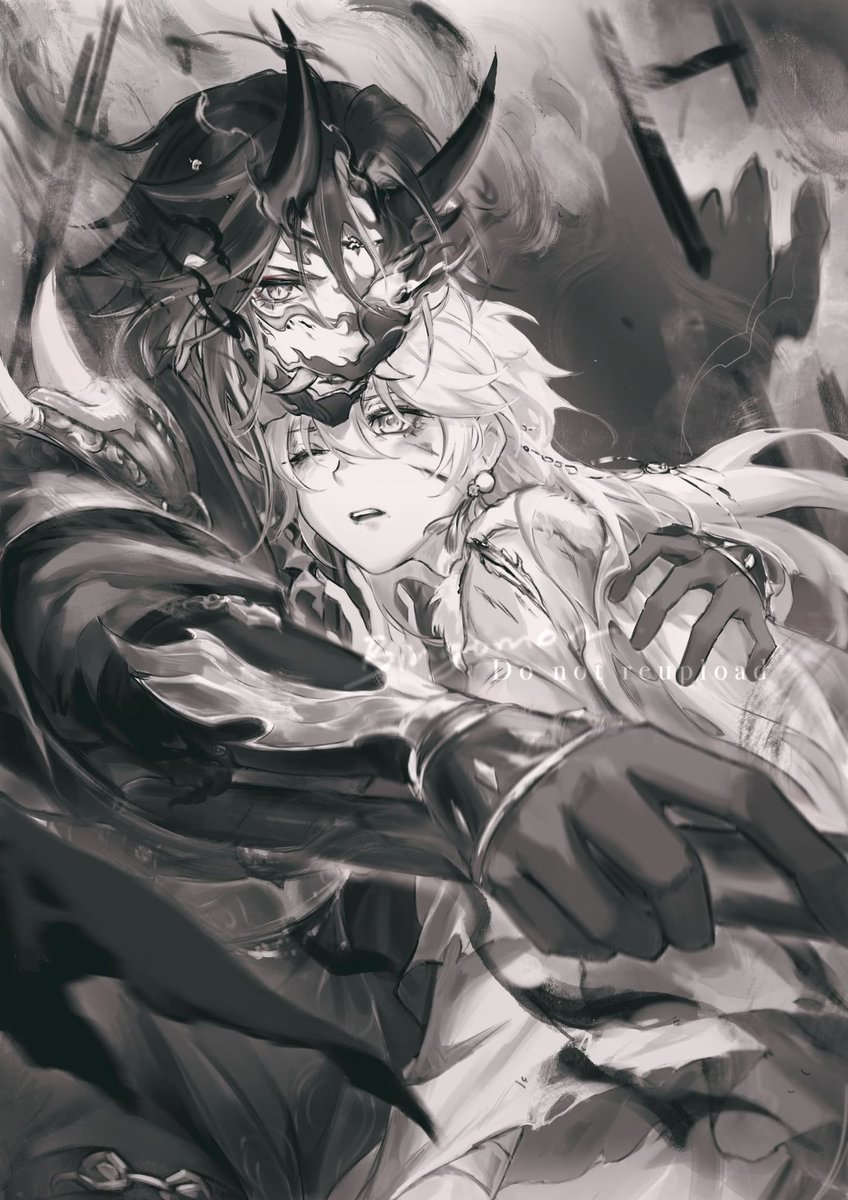 bingumon's tweet photo. If death comes knocking at your door
#XiaoAether #魈空 https://t.co/Jzd8OpYsez