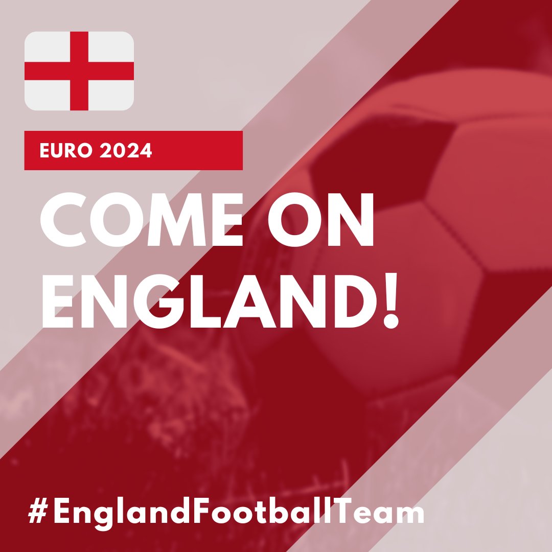 Creativefilmcom's tweet photo. Is it coming home today?? Come on England!! ⚽🥅🏴󠁧󠁢󠁥󠁮󠁧󠁿

All the best to the @England football team for tonight's big game🤞🍀.

One more!!

#englandfootball #football #soccer #EURO2024 #england #itscominghome #onemore #Espana #Spain #Spain_England https://t.co/bCpr2E3adi
