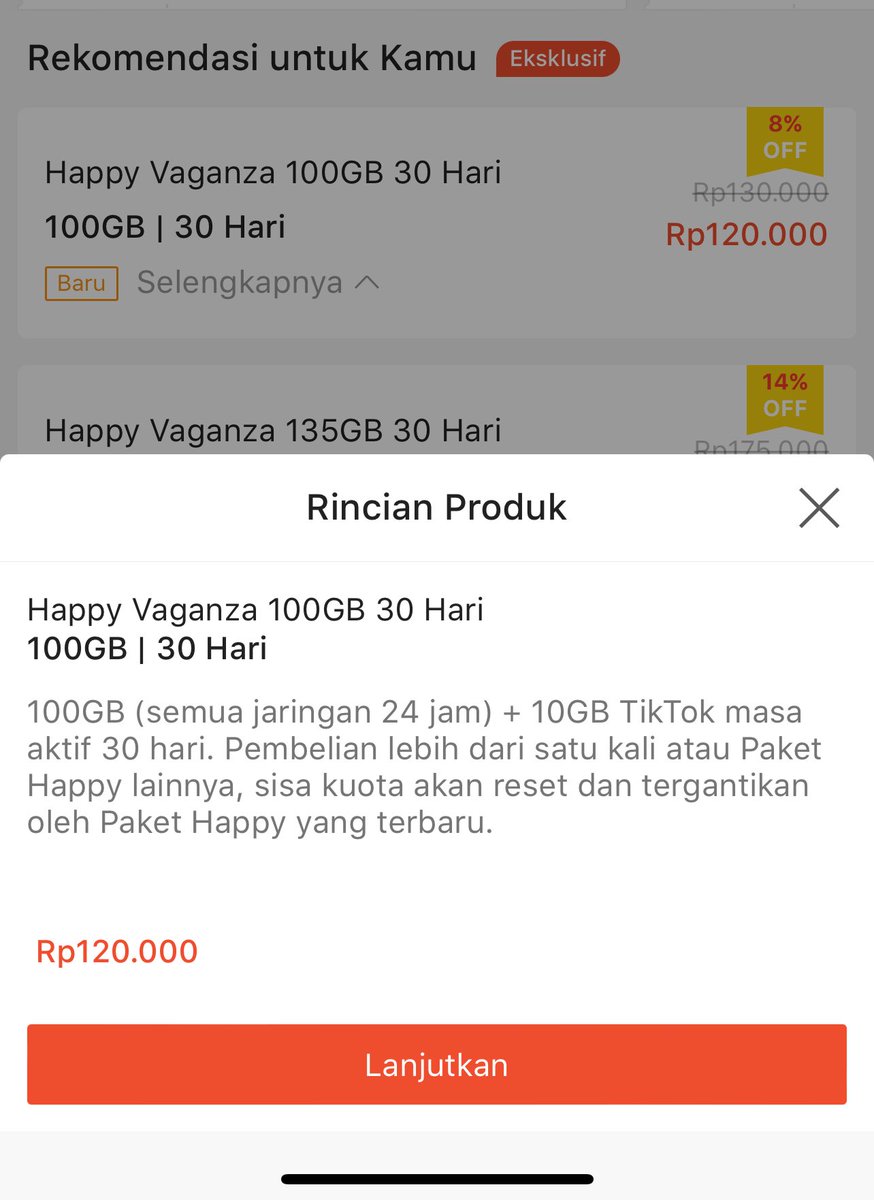 naycillaaa's tweet photo. Gimana? Di Shopee jelas tertera 100GB + 10GB Tiktok.  Setelah order, yang masuk cuma 85GB + bonus 5GB.  @ShopeeID @ShopeeCare @3CareIndonesia https://t.co/nLvWqDRm6P