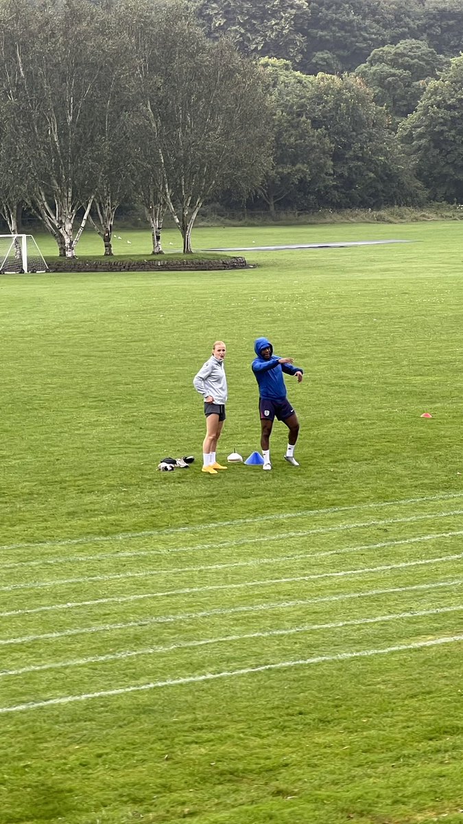 Summer training?! ☔️ 
No rest day for Minnie 
<a href="/RoversWFC/">Blackburn Rovers WFC</a>