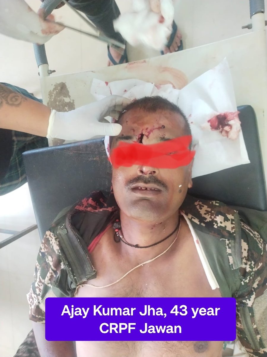 ratankhuman's tweet photo. 🚨BREAKING: Ajay Kumar Jha, 43 years, @crpfindia personnel, k*lled by #KukiTerrorists #Shooter in #Jiribam #Manipur today. 

Dear @narendramodi &amp; @NBirenSingh your attention is desperately needed to restore peace &amp; security amidst the ongoing #ManipurViolence.

#IndiaUnderAttack https://t.co/BlmSzGjCeb
