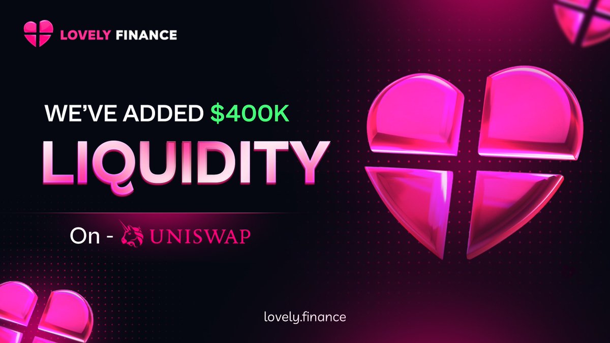 Exciting news! 
We've just added $400K in liquidity on Uniswap, bringing our total liquidity on Pancakeswap (BSC) and Uniswap (ETH) to a whopping $600K. 

Smart Contract Addresses Can be Found Here
Eth: 0x0f6d4d4643A514132F84F4a270946dB3c7Cb701C
BSC:
