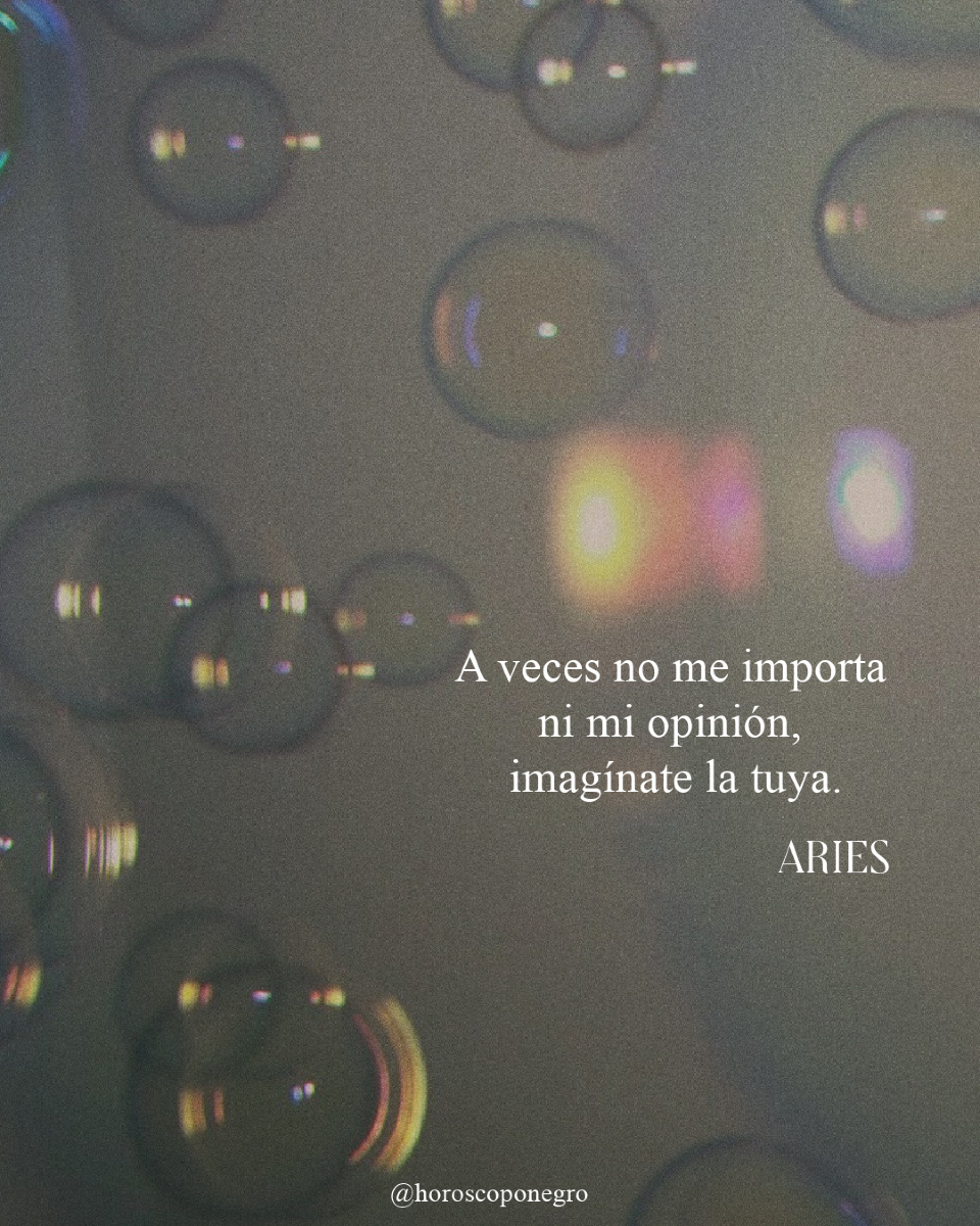 La frase que define a Aries ahora ♈️📝