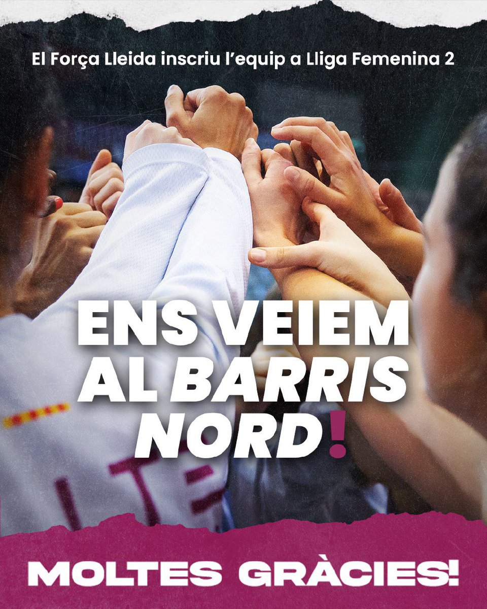 Suport al Força Lleida femení 🏀 tweet media