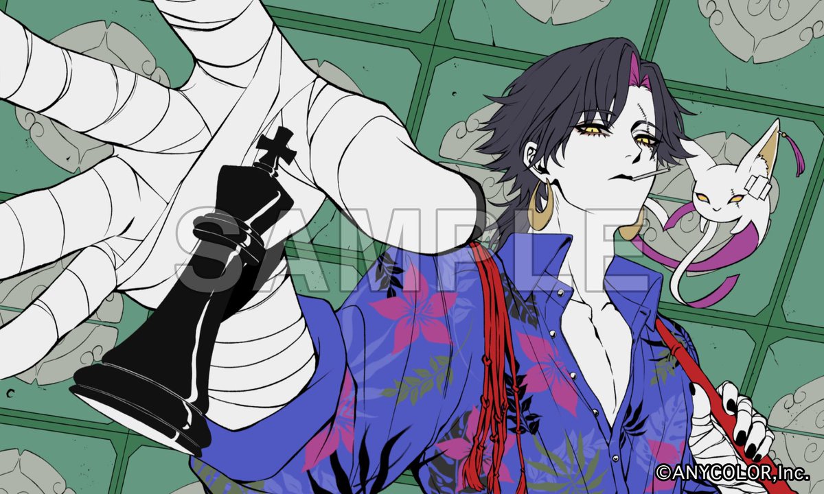 kuxxuro's tweet photo. hi ! I am so honored to be in charge of【 Psycho 】new cover song illustrations for Vezalius Bandage ( @VezaliusBandage ) from NIJISANJI EN  

🔗: https://t.co/HFVXaRabvJ

Hope you guys like it ! 
It was a pleasure to working with Zali-san. Thank you for having me ! ♡ https://t.co/1Smr6Inndj