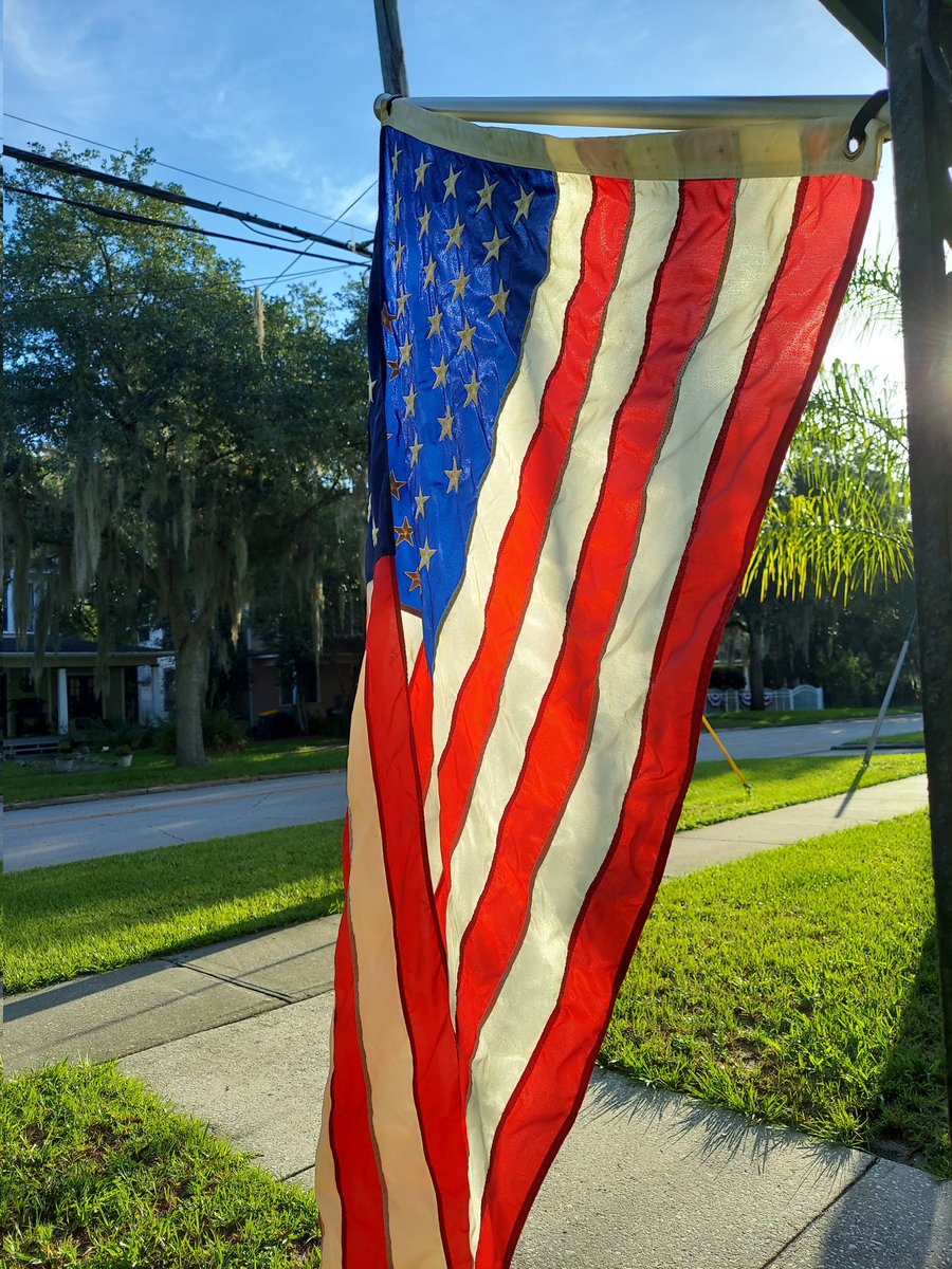 SlartybarfastB's tweet photo. @timacheson #flagsoutfortrump Fly our flag over every American home today. https://t.co/FdniF4wC1I