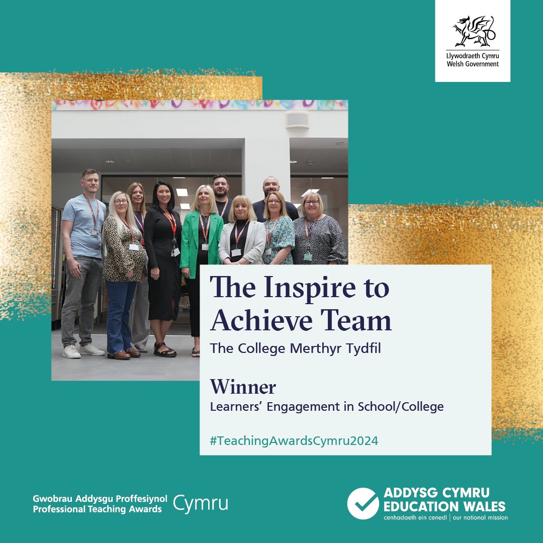 Welsh Government Education tweet media