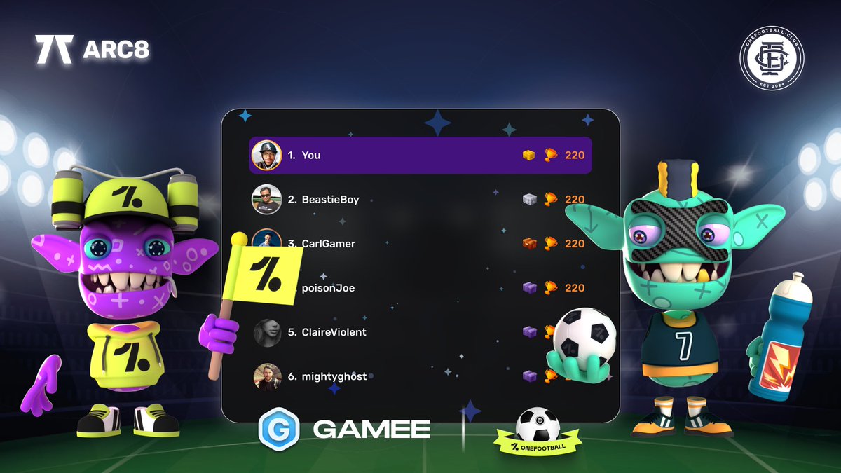 ⚡OFC Striker Sunday League is LIVE in Arc8 - 24 hours only!

Win 30K BALLS ⚽ and a signed Vinicius Junior shirt!

Play now in Arc8 🎮