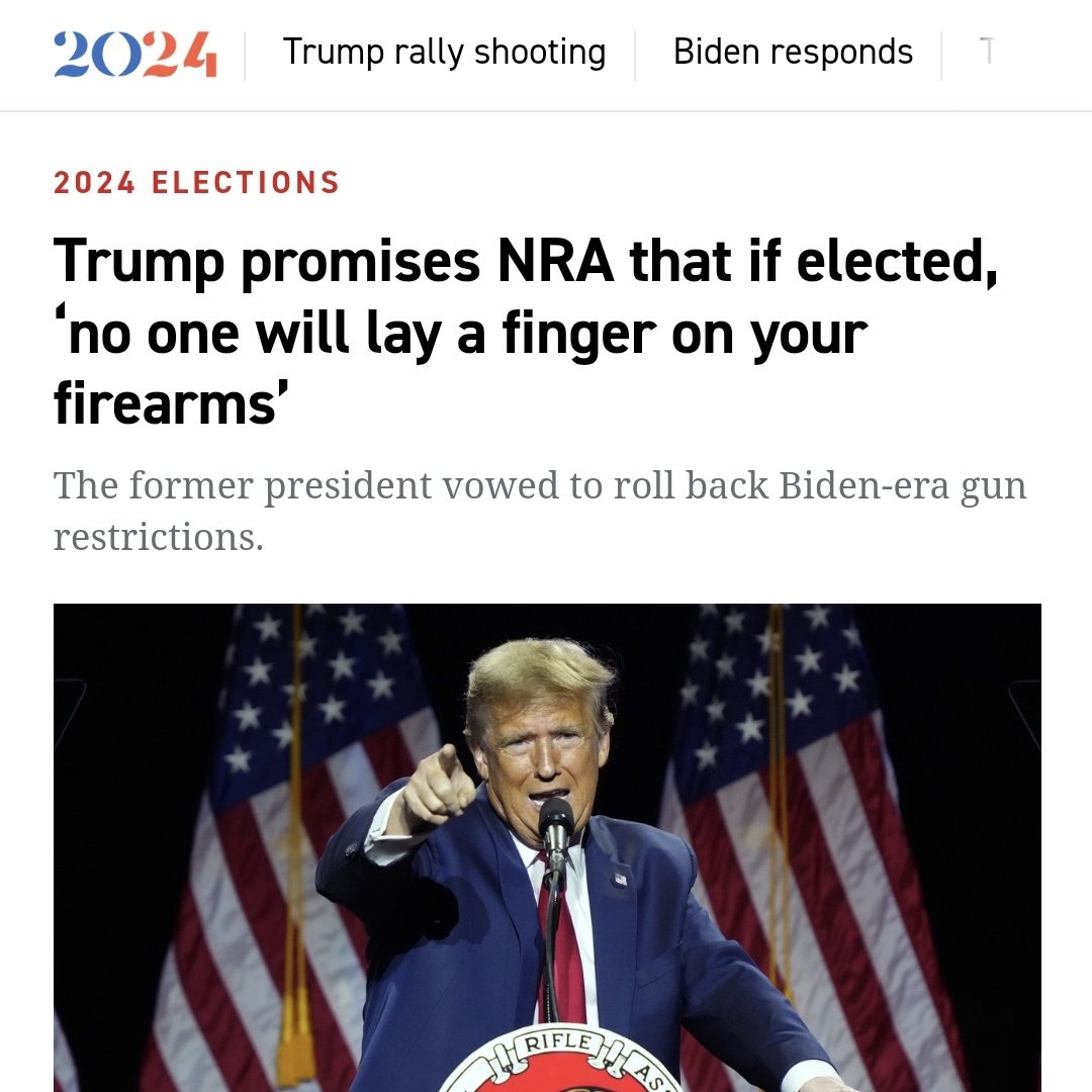 In a country where kids graduate from school with a certificate that says "Well done, you survived! 🌟"... Trump gets a staged pop-pop in the ear for the photo op.

America: "hOw CoUlD tHiS hApPeN aNd WhY wOuLd AnY oNe Do SuCh A tHiNg!? 😱"

Also Trump... 

#Trump2024 #TrumpShot