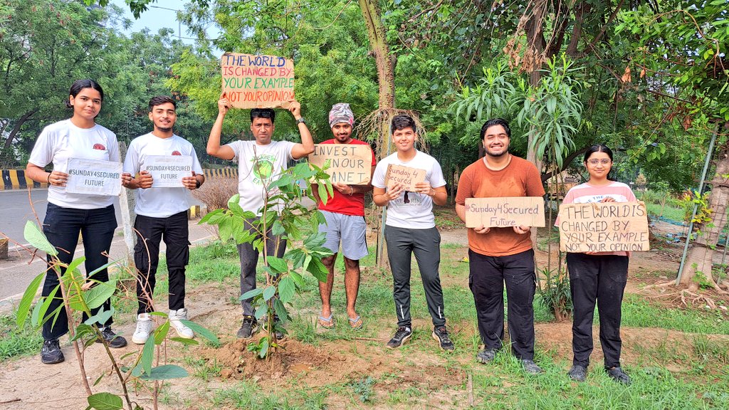 Shikha Seth (@shikhaseth17) on Twitter photo We cannot wait anymore to save the #Environment & ourselves.
<a href="/_WeRiseTogether/">WeRiseTogether</a> team planted trees🌳 to ensure that our future generations live in a greener world.
#ClimateAction
<a href="/narendramodi/">Narendra Modi</a> <a href="/ErikSolheim/">Erik Solheim</a> <a href="/deespeak/">Dia Mirza</a> <a href="/TandonRaveena/">Raveena Tandon</a> <a href="/aliaa08/">Alia Bhatt</a> <a href="/KapilSharmaK9/">Kapil Sharma</a> <a href="/SDGaction/">UN SDG Action Campaign</a> <a href="/byadavbjp/">Bhupender Yadav</a> We cannot wait anymore to save the #Environment & ourselves.
<a href="/_WeRiseTogether/">WeRiseTogether</a> team planted trees🌳 to ensure that our future generations live in a greener world.
#ClimateAction
<a href="/narendramodi/">Narendra Modi</a> <a href="/ErikSolheim/">Erik Solheim</a> <a href="/deespeak/">Dia Mirza</a> <a href="/TandonRaveena/">Raveena Tandon</a> <a href="/aliaa08/">Alia Bhatt</a> <a href="/KapilSharmaK9/">Kapil Sharma</a> <a href="/SDGaction/">UN SDG Action Campaign</a> <a href="/byadavbjp/">Bhupender Yadav</a>