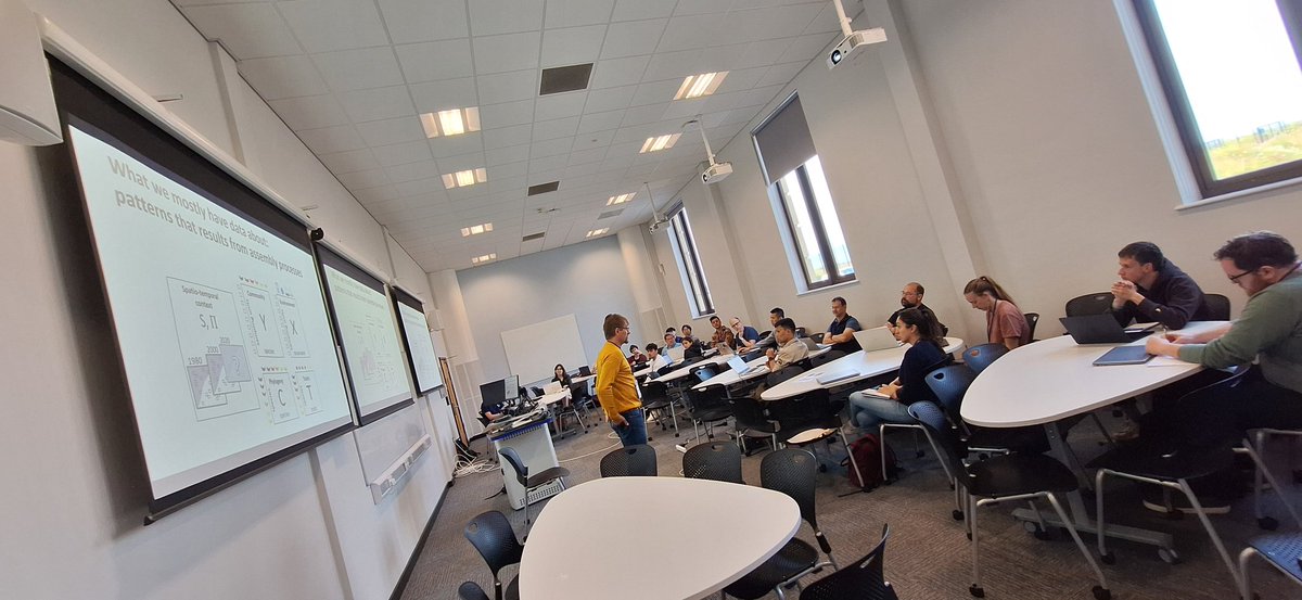 The International Statistical Ecology Conference (@isec_stats_ecol) on Twitter photo #ISEC2024 is buzzing today with 5 workshops and nearly 100 people! And it is even just the pre-conference still! <a href="/SwanseaBioMaths/">Swansea Centre for Biomathematics</a> #ISEC2024 is buzzing today with 5 workshops and nearly 100 people! And it is even just the pre-conference still! <a href="/SwanseaBioMaths/">Swansea Centre for Biomathematics</a>