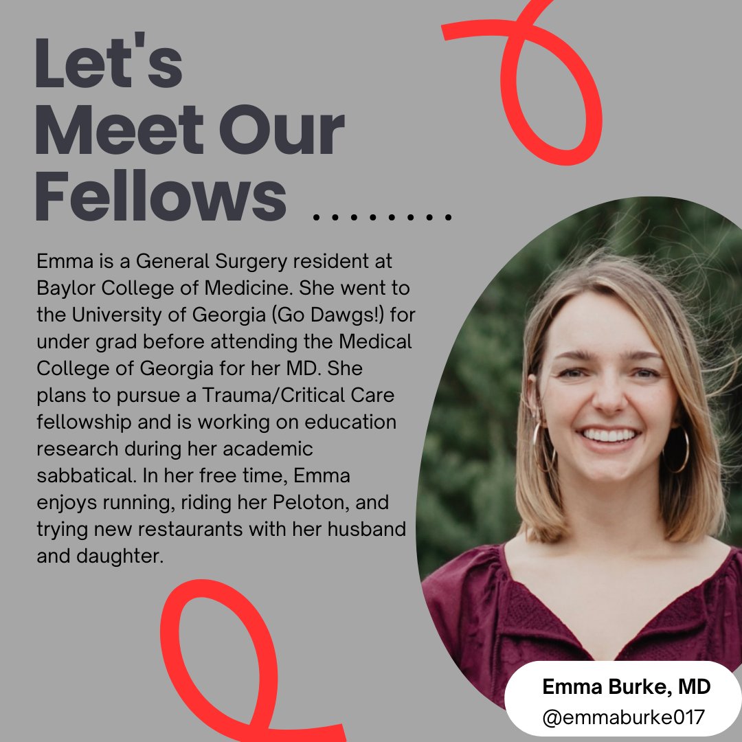 BehindTheKnife (@behindtheknife) on Twitter photo We are thrilled to welcome our new fellows! Meet Dr. Emma Burke <a href="/emmaburke017/">Emma Burke</a> via <a href="/BCM_Surgery/">BCM_Surgery</a>. The surgical education world is your oyster 🦪 We are thrilled to welcome our new fellows! Meet Dr. Emma Burke <a href="/emmaburke017/">Emma Burke</a> via <a href="/BCM_Surgery/">BCM_Surgery</a>. The surgical education world is your oyster 🦪