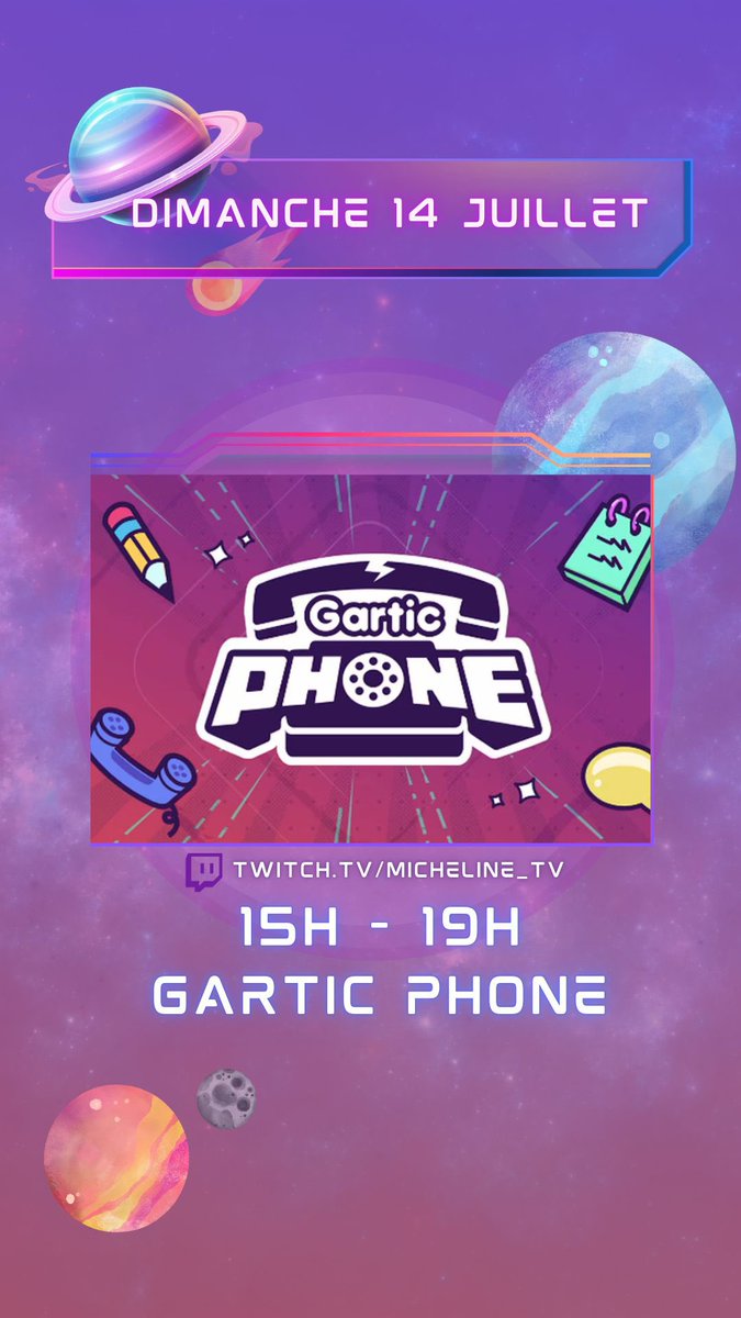 📢 DÉBUT DU STREAM 🔴

✅  twitch.tv/micheline_tv