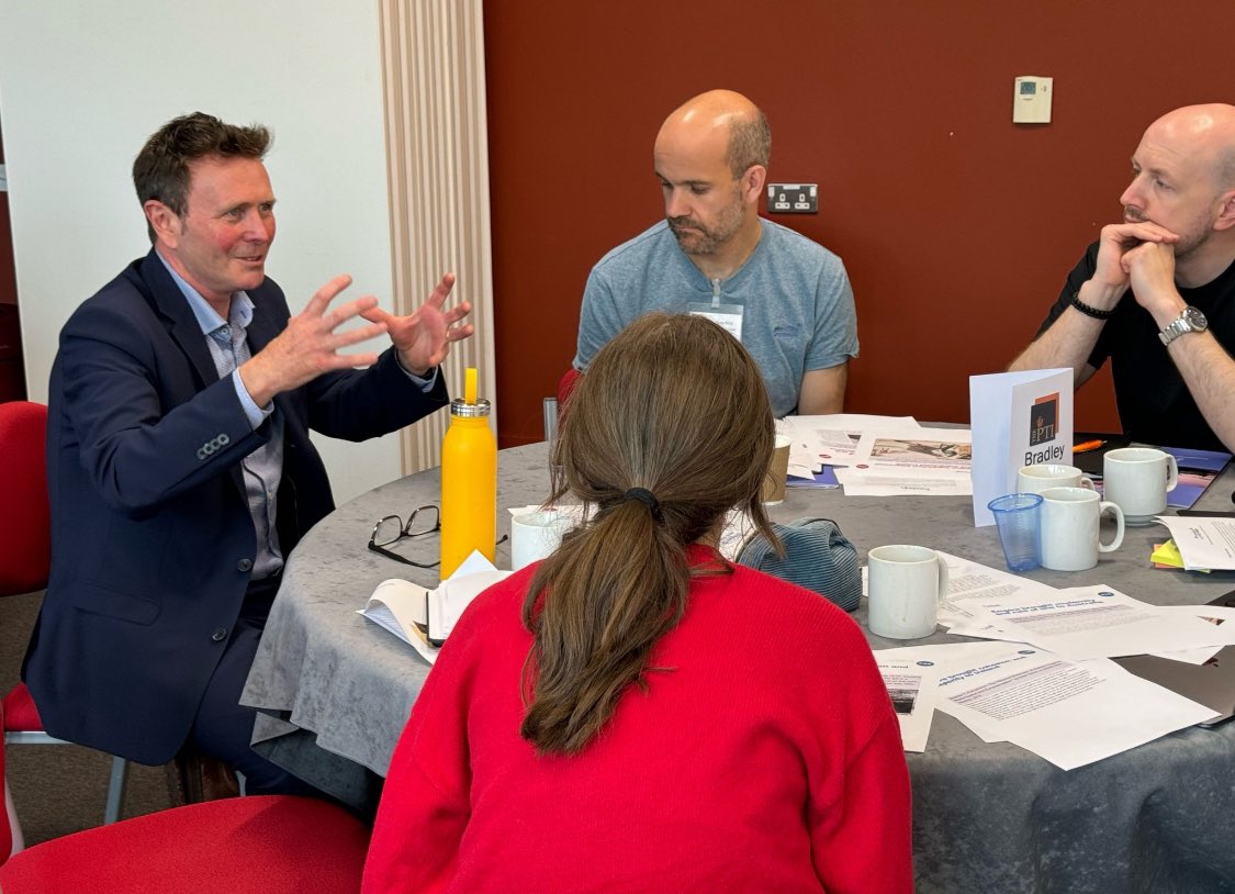 PTIEducation's tweet photo. How do you teach conflicted historical issues in the classroom? 

Hugh Castle from Parallel Histories sharing with PTI teachers a powerful methodology to enable students to use evidence to understand ‘parallel’ historical narratives in for example Northern Ireland and the Middle East 📖