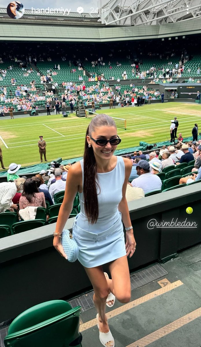 hande at wimbledon omg