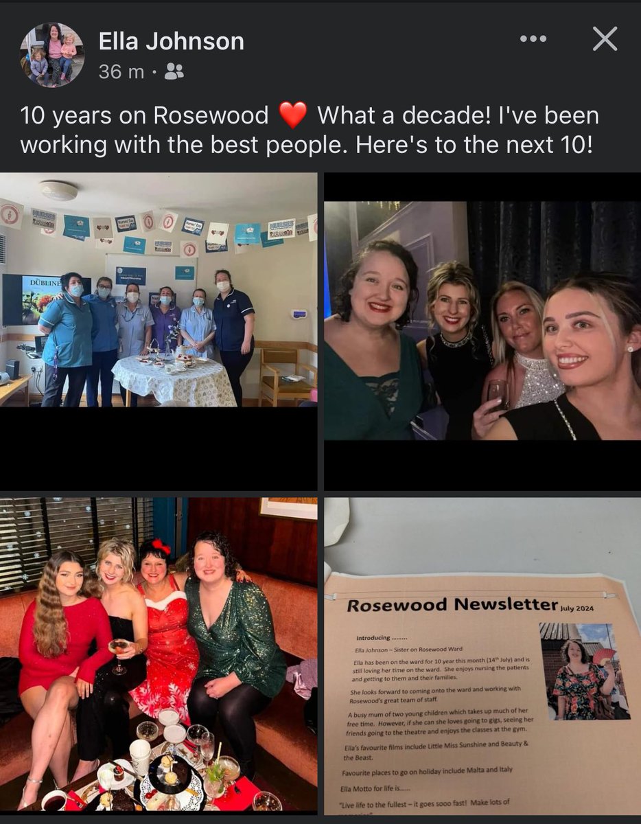 Happy 10yrs with <a href="/PennineCareNHS/">Pennine Care NHS FT</a>  and Rosewood ward. Massive thank you for all your hard work over the years X <a href="/EllaJoh20358672/">Ella Johnson</a> <a href="/rmnursepoppy/">Poppy RMN</a> #teamrosewood