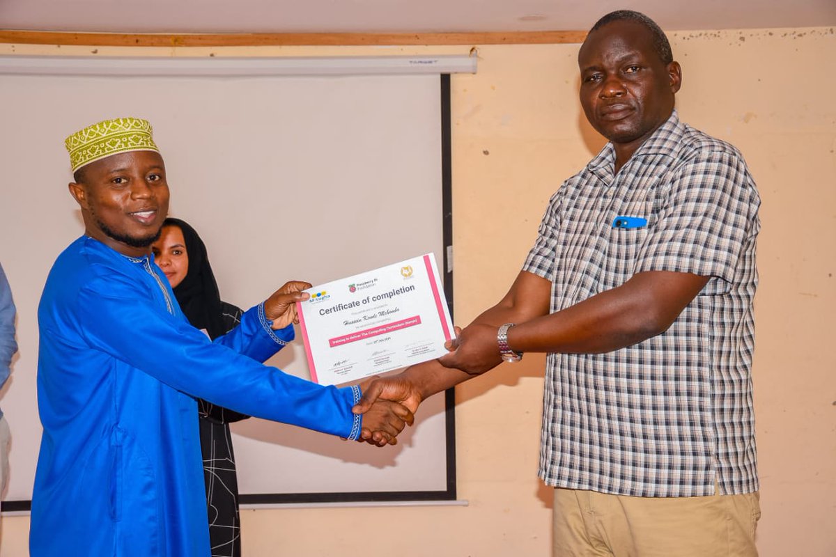 M-Lugha (@m_lugha) on Twitter photo County number 5! Lamu County ICT teachers trained and certified!
Garissa ✔️
Turkana ✔️
Isiolo ✔️
Tana River ✔️
Lamu ✔️
<a href="/RaspberryPi_org/">Raspberry Pi Foundation</a> <a href="/FCDCKenya/">FCDC Kenya</a> <a href="/iofarah/">Dr. Idle Omar Farah</a> County number 5! Lamu County ICT teachers trained and certified!
Garissa ✔️
Turkana ✔️
Isiolo ✔️
Tana River ✔️
Lamu ✔️
<a href="/RaspberryPi_org/">Raspberry Pi Foundation</a> <a href="/FCDCKenya/">FCDC Kenya</a> <a href="/iofarah/">Dr. Idle Omar Farah</a>