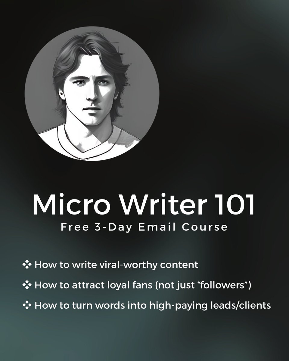 My first 12 months on X, I made $164,500.

How?… I wrote online every damn day.

I’ve got something special for you:
My playbook to write viral, follow-worthy content.

1. Retweet this post
2. Comment “playbook”
3. I’ll DM it to you for free.