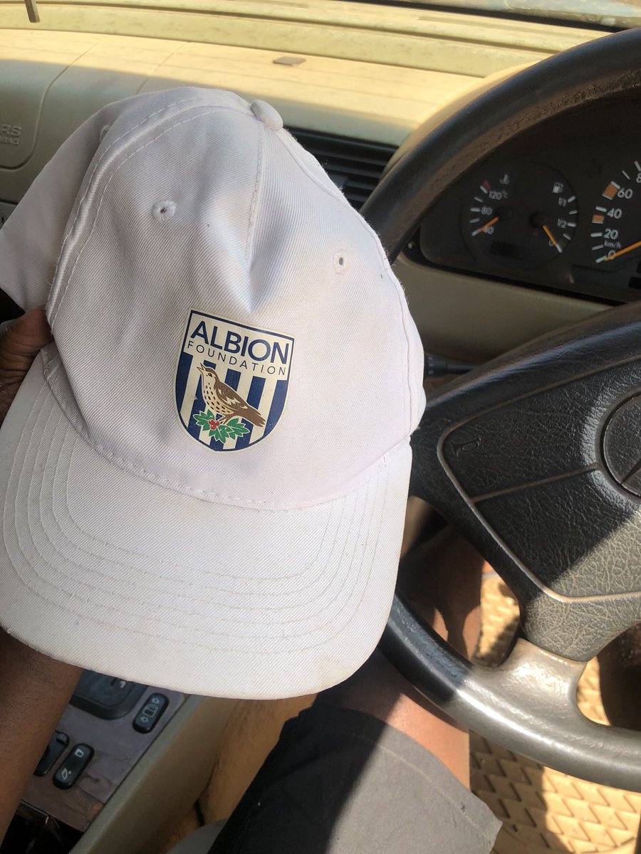 nimusiima's tweet photo. My first influencing gig (many years ago) was with West Bromwich Albion F.C. They had a project in Uganda. And I was pushing it. 

My payment was a cap. I wish they are relegated. https://t.co/ONUfBDXeR2