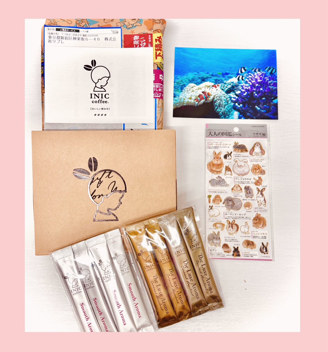 お手紙、プレゼントおうけとりしました!
作画参考の流兎のキッチンミニチュア添えで写真🍳♡ˎˊ
光流編のご感想やお気に入りシーンなど詳しく聞かせていただけるの本当に嬉しいです🥰
美味しそうなもの、かわいいイラスト🍤🐰やモチーフ🐟ものなどお心遣いもありがとうございます大切にします🥰