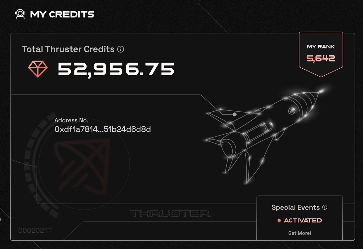Dangomita117087's tweet photo. You too can be an ambassador.
We are looking for people who are excited to be a part of this project with us.
Amazing credits await you.
@ThrusterFi
The following blog explains it clearly.
https://t.co/LmBxHQ4dJK
#blast #thruster #hyperlock https://t.co/yyZ0mSYwnj