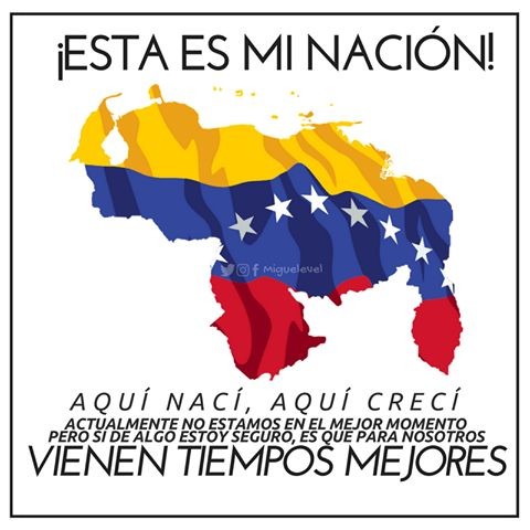 En dos semanas los venezolanos tendrémos en nuestras manos la oportunidad histórica de cambiar el rumbo del país. Yo particularmente me expresaré, votando por un país en el que el atraso, la destrucción, la violencia, la corrupción y la ofensa no sean más lo que impere.