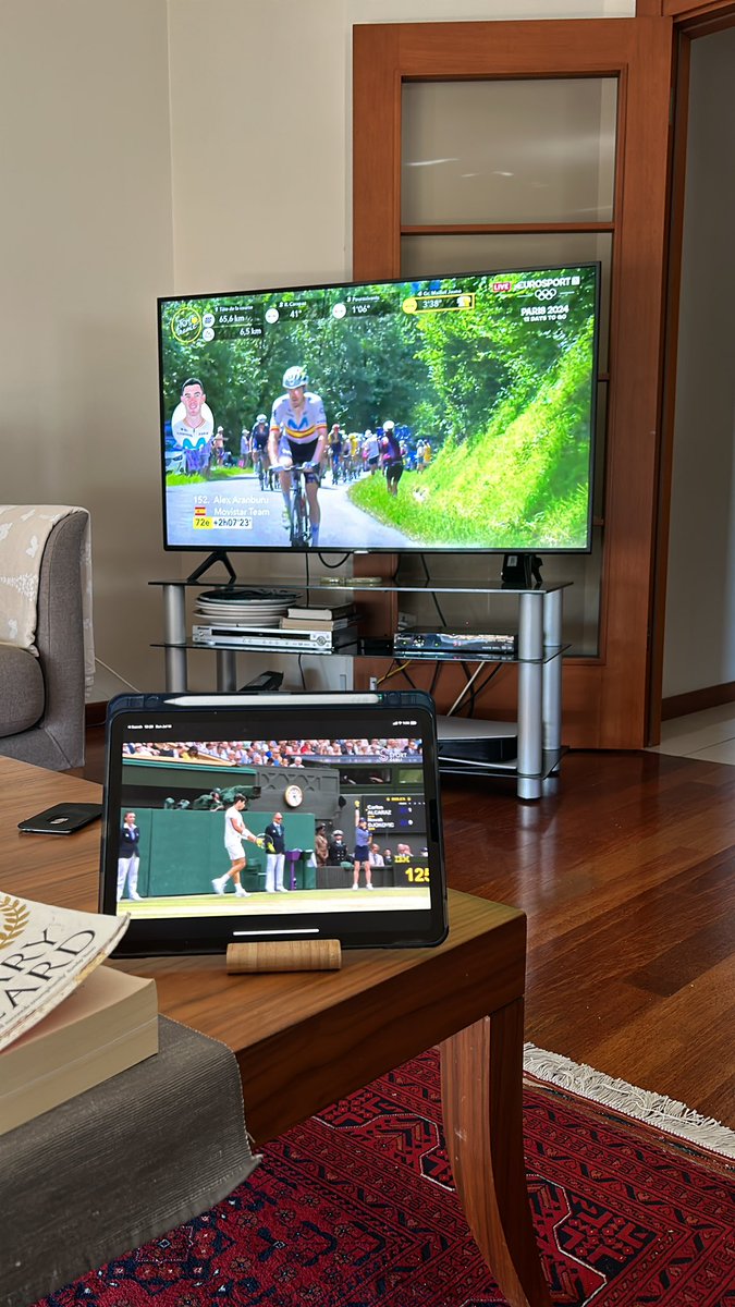 cankeskin's tweet photo. @canereler Etabın sonu güzel olacak, hem tdf hem wimbledon. Ağzınıza sağlık @berkemceylan @canereler #tdf2024 #tdf202tr https://t.co/OfJpZbK8ls