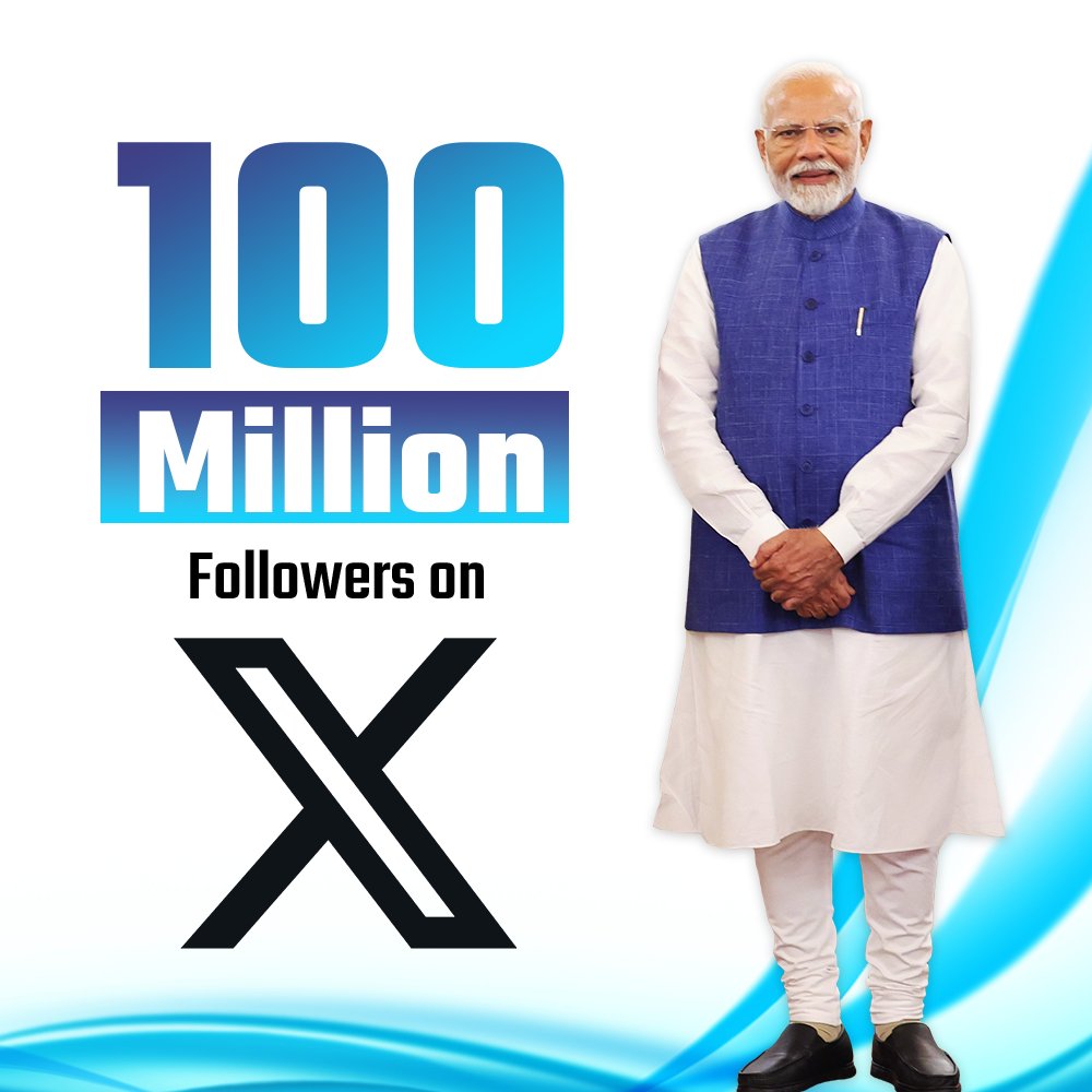 Lakshya2019's tweet image. प्रधानमंत्री श्री @narendramodi जी 
ने छुआ लोकप्रियता का नया शिखर...

#NarendraModi | #100Million | #Achivement