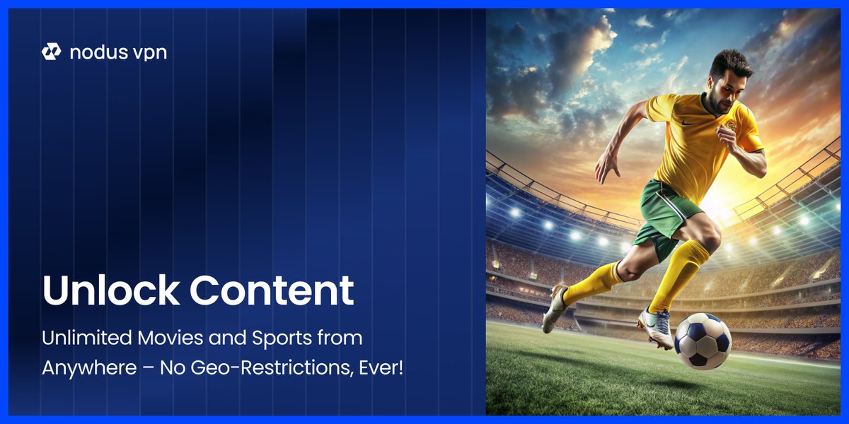Unlock the full potential of the internet with NodusVPN! Enjoy streaming movies and sports from anywhere without worrying about geo-restrictions.

Join our open beta testing in just a few weeks and be among the first to experience freedom online: nodusvpn.com