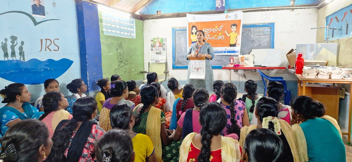 As part of <a href="/SanFirstIndia/">Sanitation First India</a> 's reaching the unreached through the Happy Periods Programme, we were at the Srilankan rehabilitation camps at Anupankulam, Anaikootam &amp; Kandiyapuram in Virudhunagar Dt this morning providing menstrual education and sustainable kits with <a href="/TheCycleINGO/">The Cycle (INGO)</a>