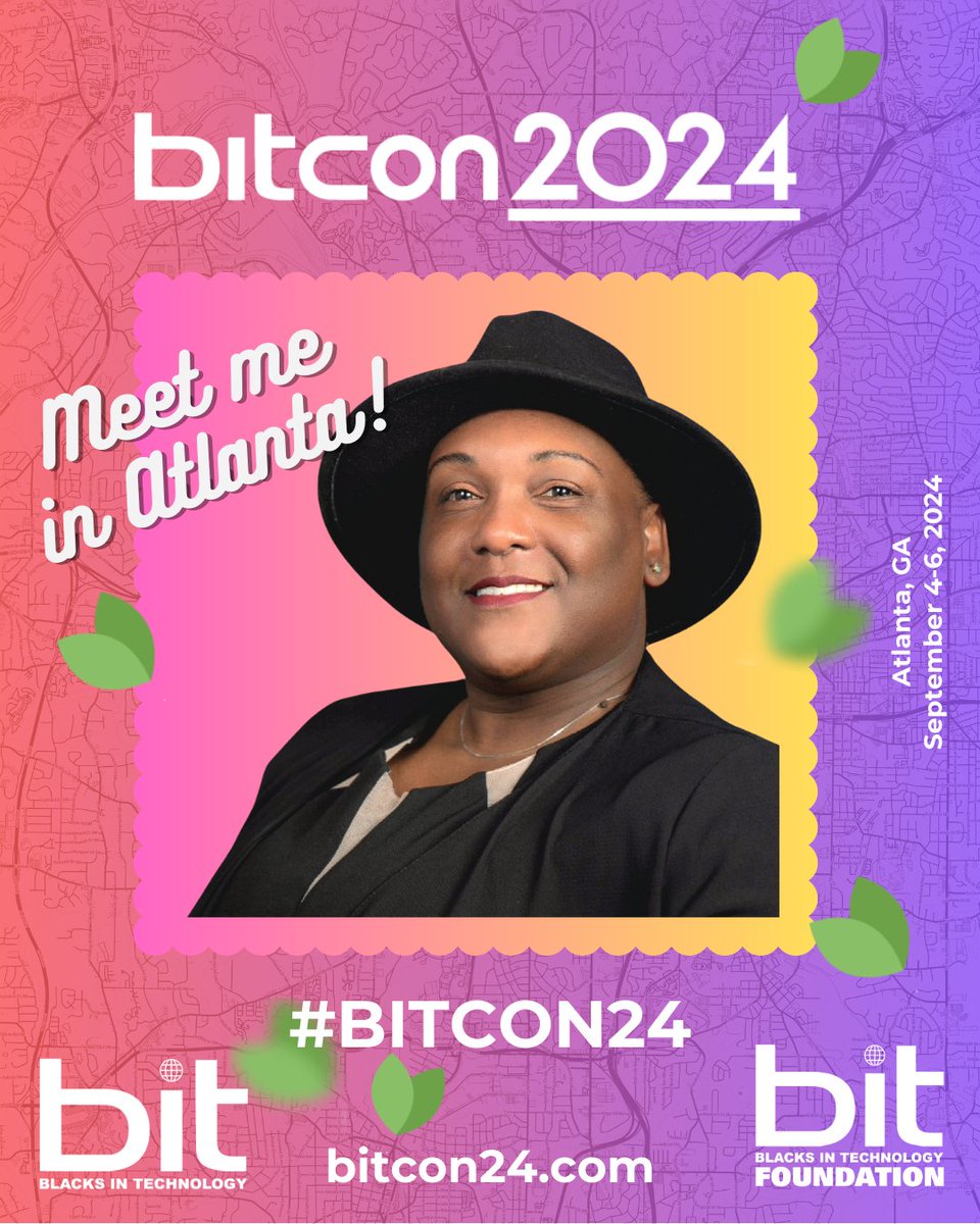 Cshantay's tweet image. The Black in Technology Foundation aims to promote diversity in the tech industry, and I am eagerly looking forward to participating in BitCon2024!

Meet me there!

@BlacksInTechDC  @blkintechnology #stompingthedivide #blacksintech #BITCON2024